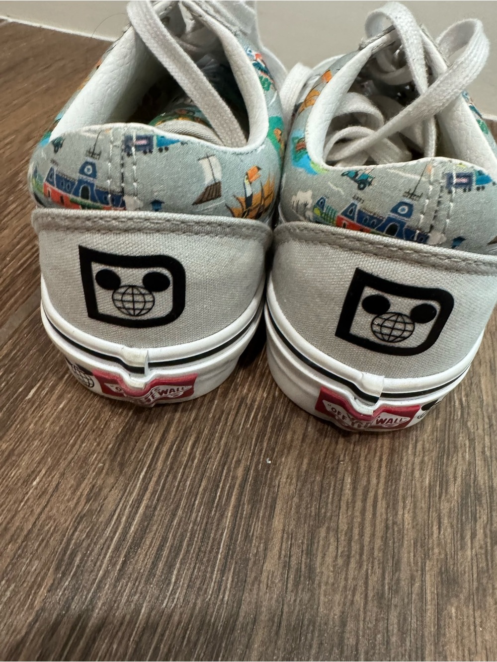 Disney White Multi-Color Character Print Sneaker - Picture 4 of 6